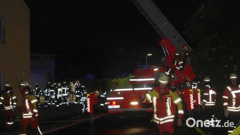 In Friedenfels kam es am Mittwoch zu einem Kaminbrand. Bild: wro