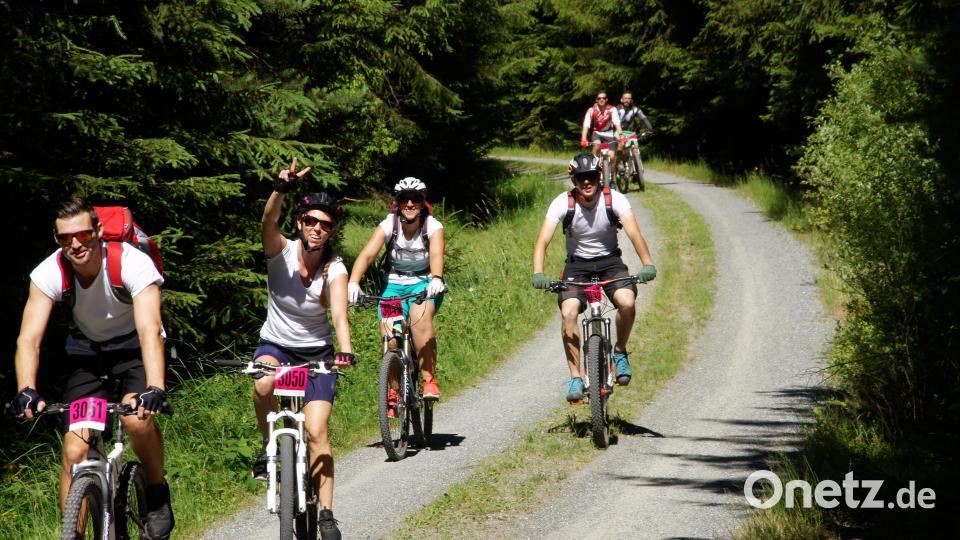 Radlspaß natürlich auch mit dem Mountainbike. Archivbild: fz
