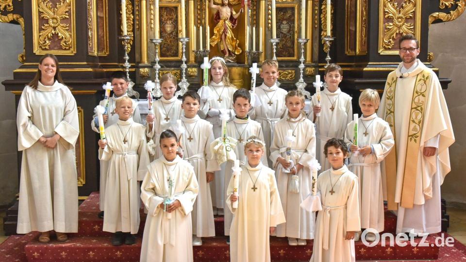 Die zweite Kommuniongruppe vom vergangenen Sonntag in St. Marien. Bild: Siegfried Niebler/exb