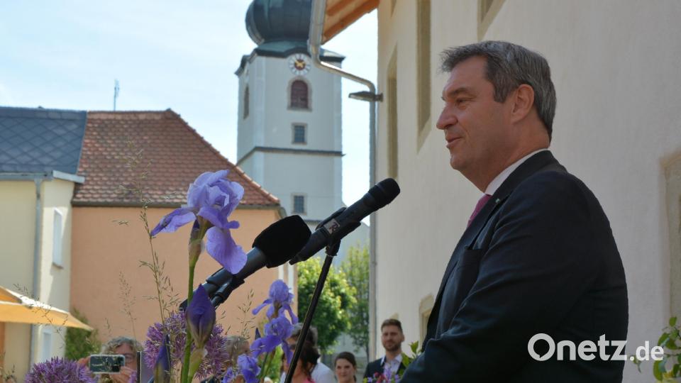 „Wer nicht daran glauben will, der soll glauben, was er will. Der soll woanders hingehen.“  (Ministerpräsident Markus Söder zu Resl-Kritikern und -Zweiflern) Bild: jr