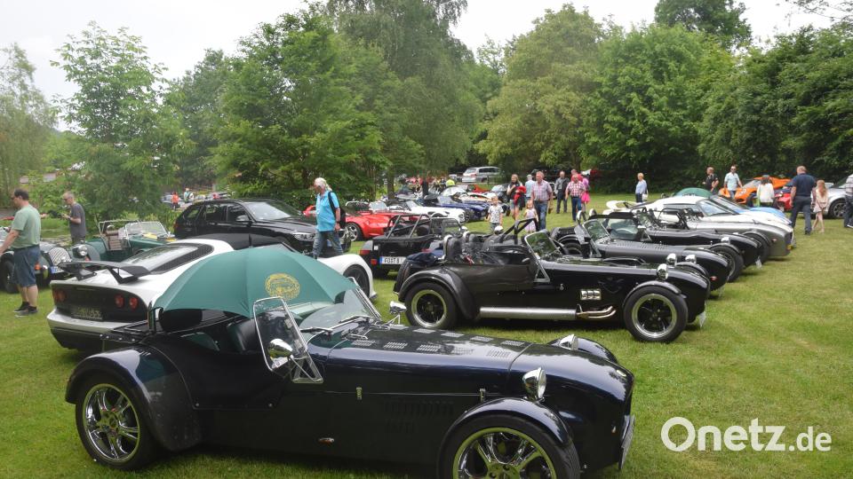 An der Schweinmühle konnten die Super Seven bestaunt werden. Bild: fz