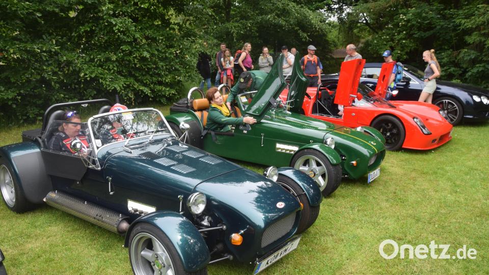 Lotus Super Seven treffen sich bei der Ausfahrt an der Schweinmühle Bild: fz