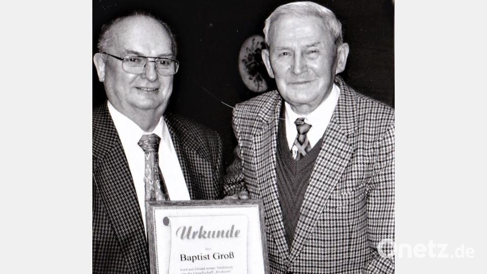 Legenden des Vereins waren die Präsidenten Baptist Groß (1988 bis 1999, rechts) und Martin Schusser (1999 bis 2011). Bild: do