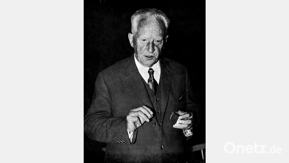 Rudolf Fischer war der erste Vorsitzende und Chorleiter des Männerchors Ehenfeld. Archivbild: fdl