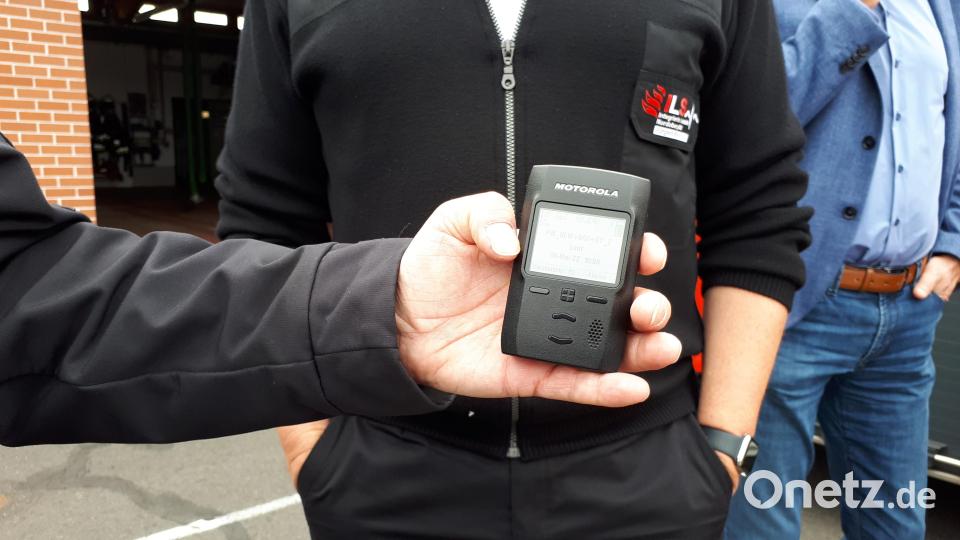 So schauen die digitalen Pager für die Feuerwehren im Landkreis Tirschenreuth aus. Bild: pz