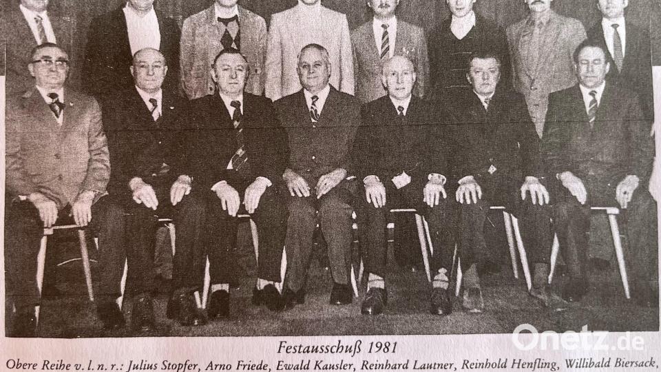 60-jähriges Jubiläum SKK Vorbach; Festausschuss Bild: ilt