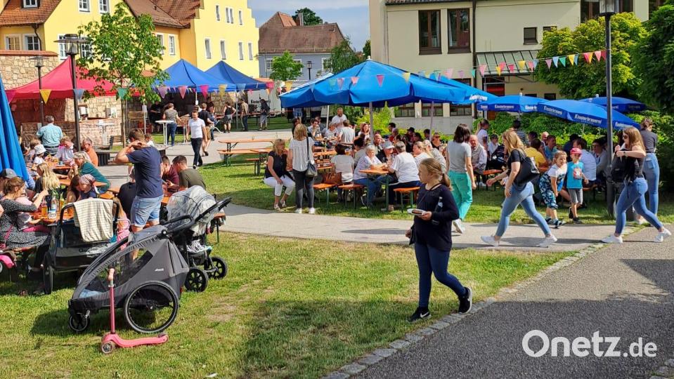 Beim Gartenfest der Kolpingfamilie war viel los. Bild: Kolpingfamilie Kemnath/exb