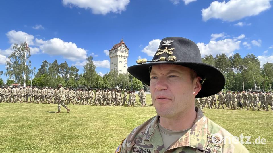 Oberst Robert S. McChrystal der 82. Kommandeur des Regiments. Bild: mor