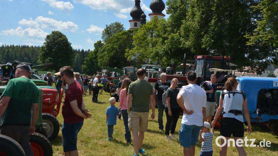 Ein Fest für alle Bulldogfans war das 5. Oldtimertreffen des Münchenreuther Oldtimer-Bulldog-Stammtisch am Sonntag auf der Kappl. Bei strahlendem Sonnenschein wurden mehr als 130 alte Dieselrösser präsentiert. Bild: jr