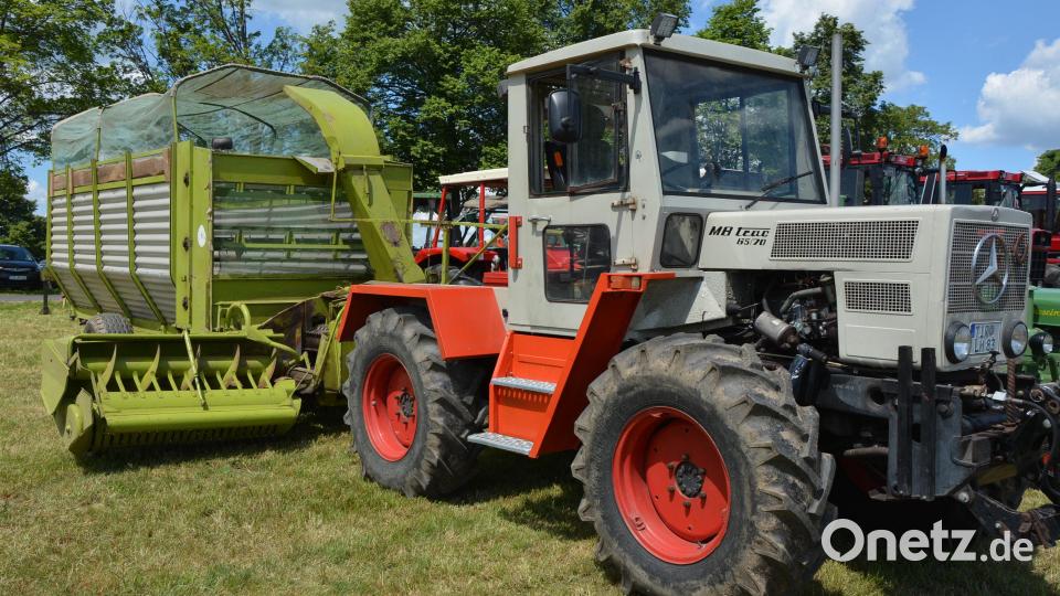 Ein MB-Trac als Erntegespann aus den 70er Jahren. Bild: jr