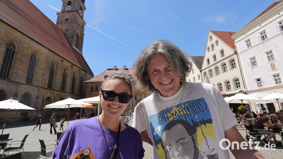 Toby und Mercedes Mayerl sind die neuen Betreiber des Marktplatzes beim Altstadtfest 2022. Bild: Wolfgang Steinbacher