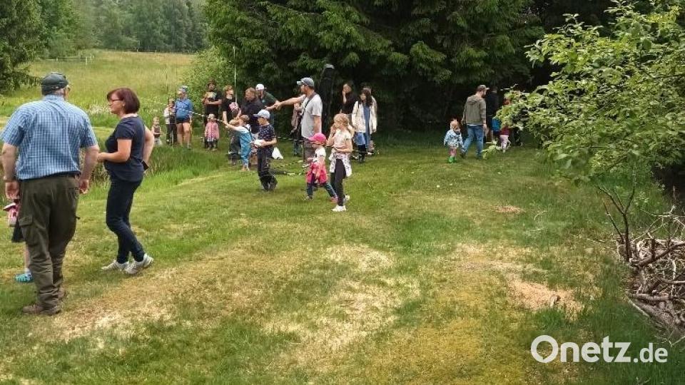 Viel los war beim Familienschnuppertag am Frankweiher in Brand. Bild: soj