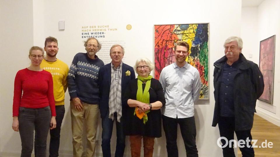 Eine Gruppe aus Sulzbach-Rosenberg war zur Eröffnung der Ausstellung &quot;Gustav Vriesen und die Entdeckung der Moderne in Bielefeld&quot; eingeladen. Bild: müb