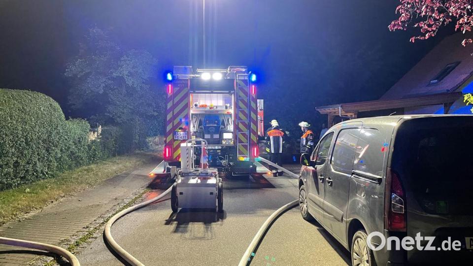 Ein Großeinsatz der Rettungskräfte am Sonntagabend in Edelsfeld geht glimpflich aus. Bild: lei