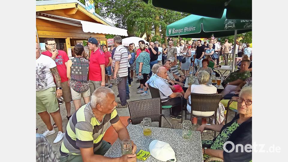 Das Stadtparkfest in Waldershof war gut besucht. Bild: fpoz