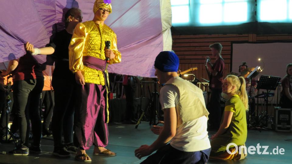 Beim Maharadscha bittet das Paar um Geld Bild: adj