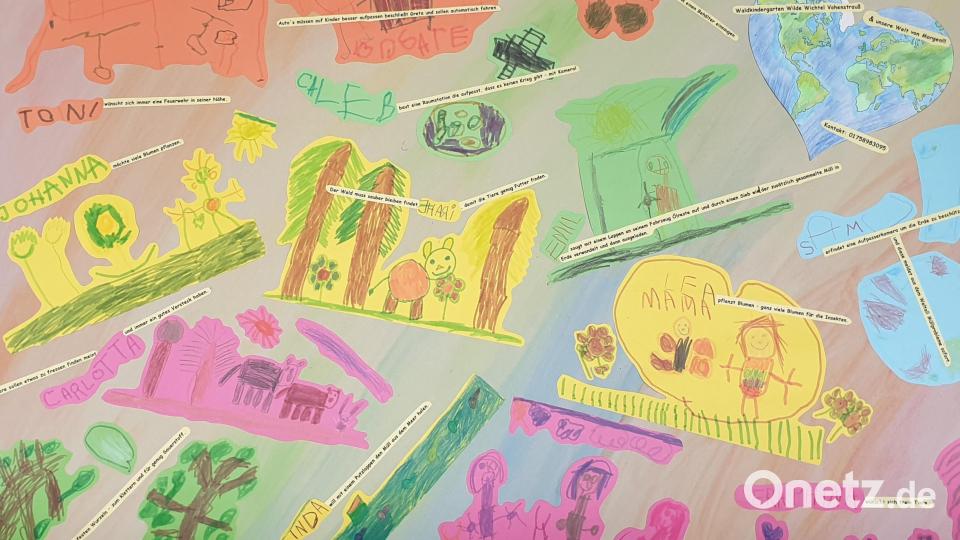 Mit diesem Bild kommen die &quot;Wilden Wichtel&quot; aus dem Waldkindergarten auf den ersten Platz. Sie erhalten dafür 250 Euro. Bild: dob