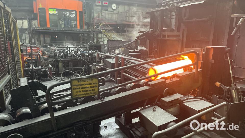 Über 50.000 Tonnen Stahlrohre, das ist das Produktions- und Verkaufsziel des Sulzbach-Rosenberger Rohrwerks. Bild: ige