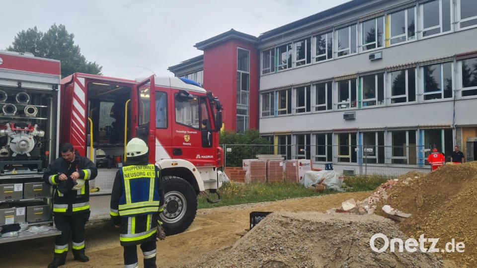 An der Fichtelnaabtal-Grund- und Mittelschule in Neusorg hat es am Freitag noch vor Schulbeginn gebrannt. Bild: rw