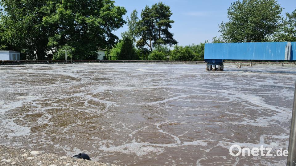 Das Belebungsbecken ist sechs Meter tief und fasst hat das doppelte Volumen des Walbades. Bild: sne