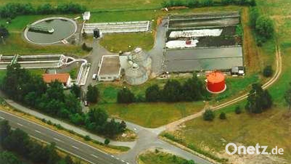 Ein Luftbild der Kläranlage von 1997. Repro: sne