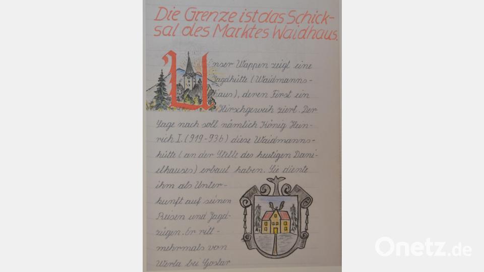 Herrliche Gemälde zieren den Beitrag aus Waidhaus. Bild: dob
