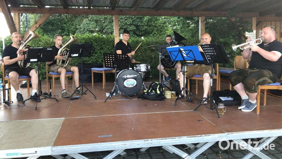 Die &quot;Schnapperler&quot; waren aus Thanhausen angereist, um am Sonntagnachmittag aufzuspielen. Bild: wro