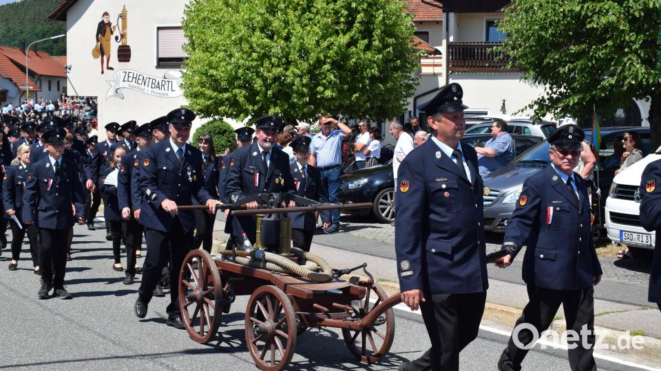 Die &quot;Kartoffellspritzen&quot; der Jubelwehr ist immer dabei. Bild: bnr