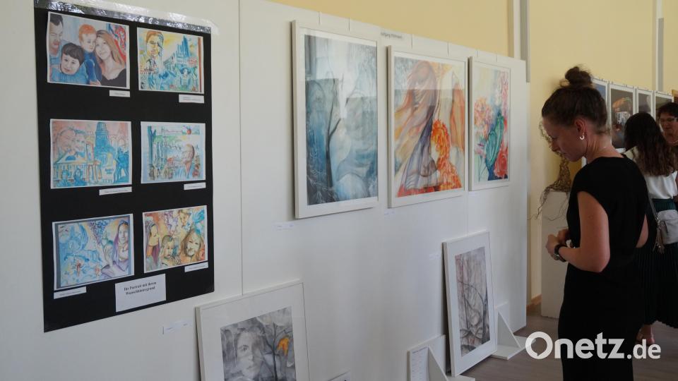 Malerei mit Ölfarben, Acrylfarben, Aquarell oder Mischtechnik: Die Kunstwerke repräsentieren eine große Bandbreite an künstlerischen Ausdrucksformen. Bild: wel