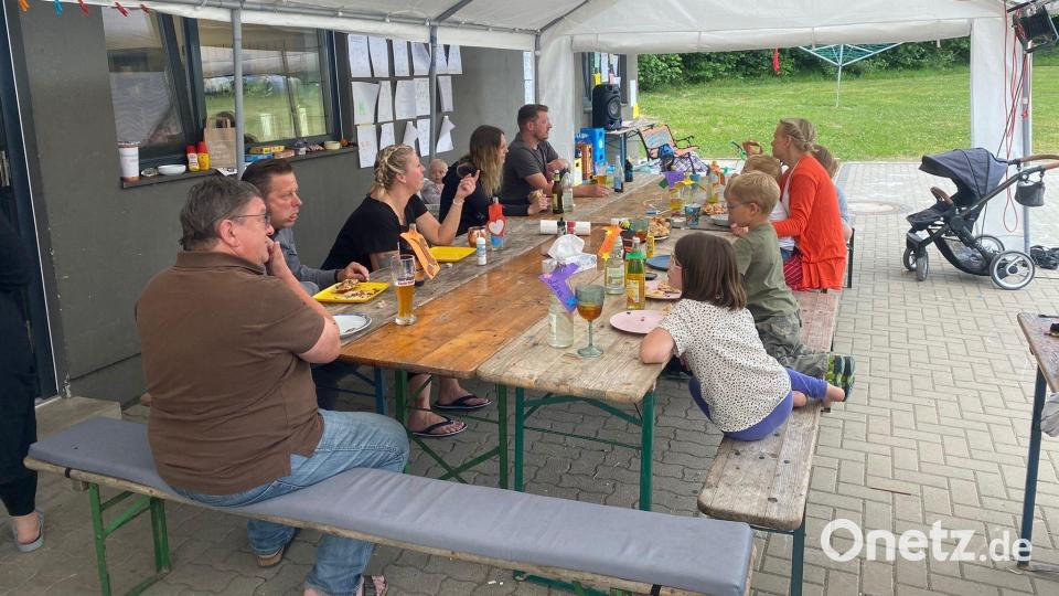 Verdiente Pause nach der Arbeit. Bild: Lena Zeitler/exb