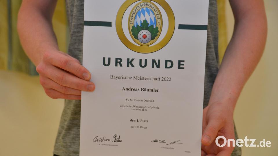 Diese Urkunde beweist den Titelgewinn. Bild: dob