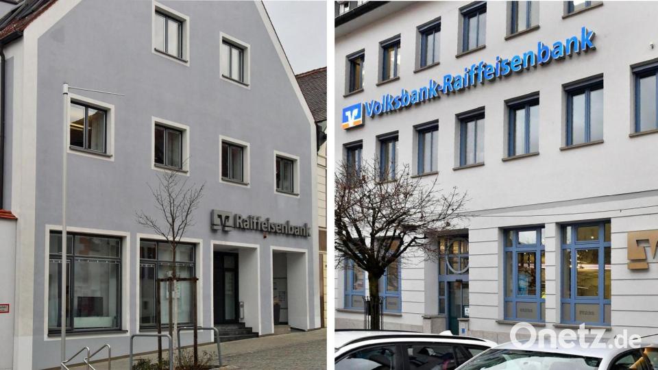 Die Raiffeisenbank Sulzbach-Rosenberg (links) und die VR-Bank Amberg fusionieren Bild: Andreas Royer, Petra Hartl
