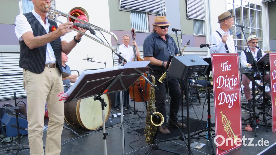 In den Süden der USA entführen die &quot;Dixie Dogs&quot; die Gäste bei der Serenade auf der Altenstädter Piazza. Bild: adj