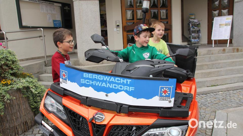 Eine Runde mit dem Quad der Bergwacht. Bild: frd