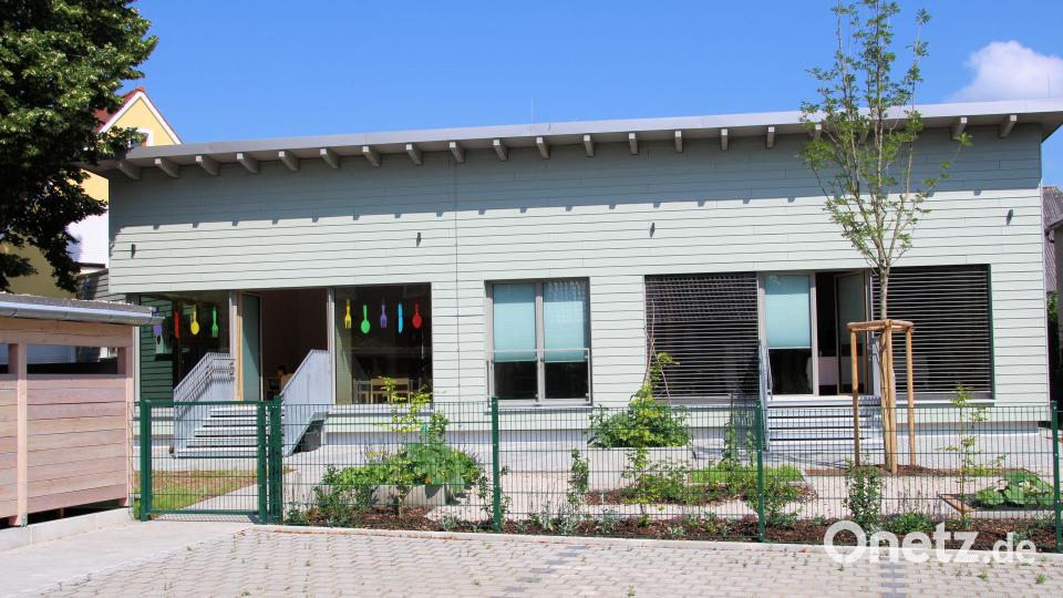 Der Neubau des Schmidmühlener Kindergartens. Bild: bjo