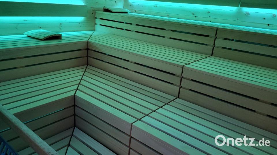 Neu nach der Jahresinspektion im Sibyllenbad ist unter anderem die Zirbelsauna im Untergeschoss des Wellnessbereiches mit automatischem Aufguss und mehr Sitzfläche. Bild: Kurmittelhaus Sibyllenbad/exb