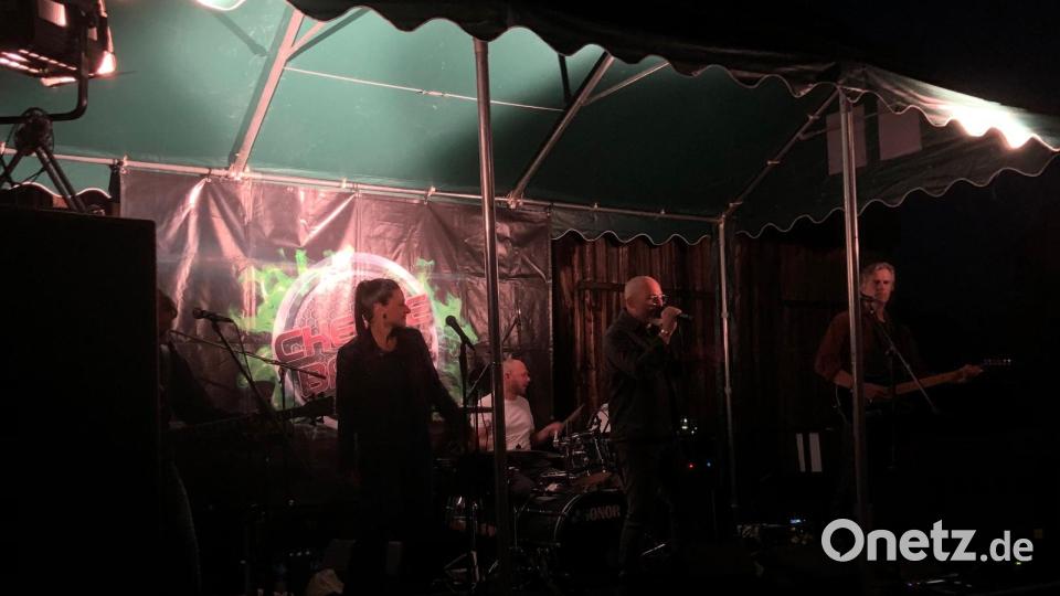 Die Musikgruppe &quot;CheeseBallz&quot; rundete den Abend musikalisch ab. Bild: mis