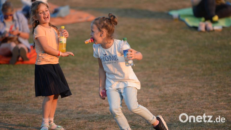 Beste Stimmung beim Open-Air &quot;Der Berg ruft 2.0&quot; auf der Schmie-Alm in Freudenberg. Bild: Andreas Brückmann