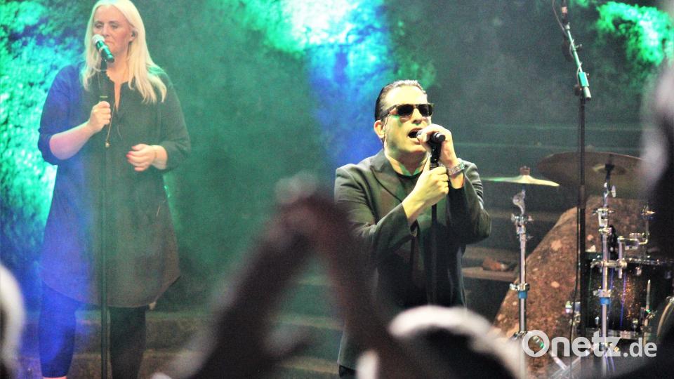 Hans-Peter Gill präsentierte sich auf der Luisenburg überzeugend als Falco. Bild: stg