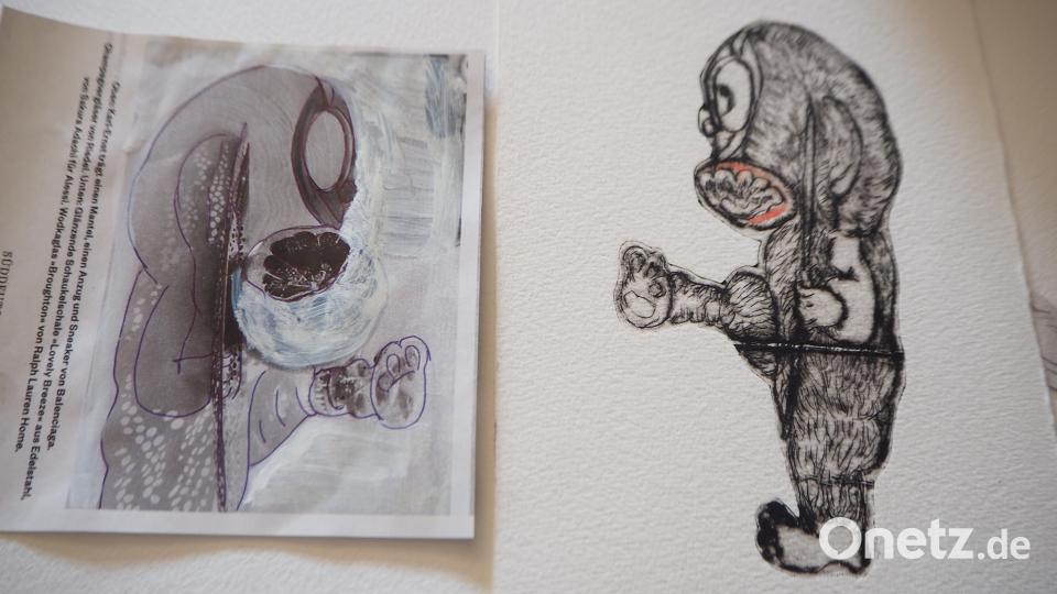 Bizarre Gestalten wie diese entstehen oft bei der Bearbeitung von Fotos aus der Zeitung. Bild: bl