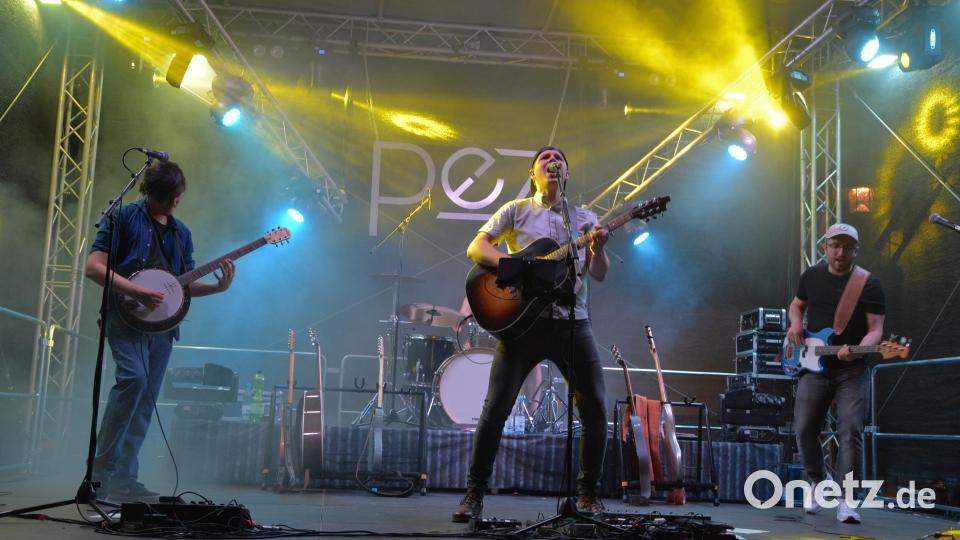 Peter Geyer alias &quot;Pez&quot; und Band traten am Sonntagabend in Aktion. Bild: jr