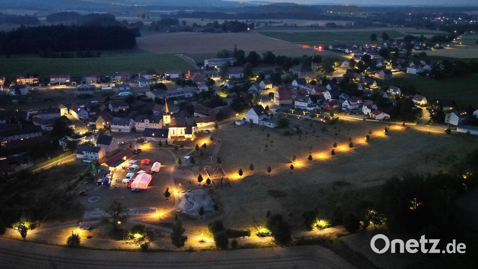 Am Samstag haben die Krummennaaber ihren Bürgerpark mit einem Fest eingeweiht. Bild: nza