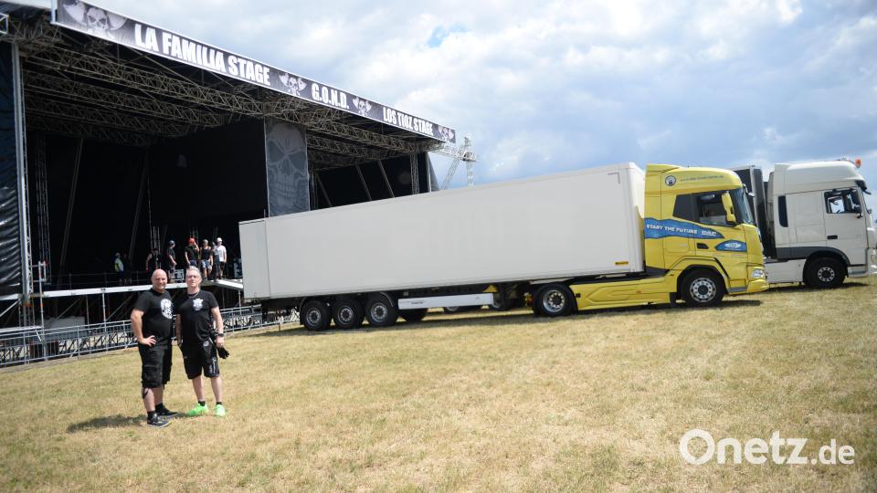 Am Dienstag laufen die letzten Vorbereitungen für das Festival, am Mittwoch geht es los. Bild: Andreas Brückmann