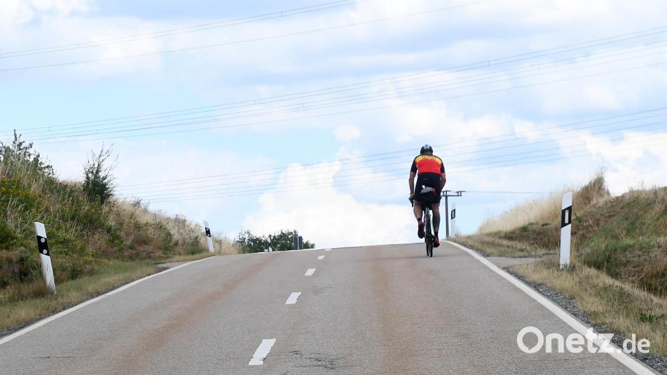 Justin Strohmann beim NorthCape4000 nahe Windischeschenbach Bild: Gabi Schönberger