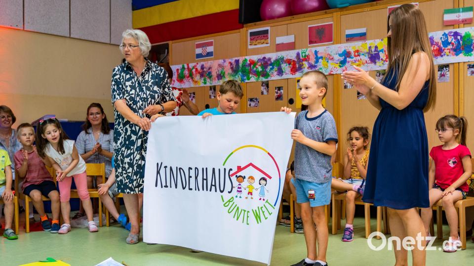 Ein neuer Name macht die schulvorbereitende Einrichtung viel bunter: Die frühere &quot;SVE/HPT Weiden&quot; heißt jetzt &quot;Kinderhaus Bunte Welt&quot;. Bild: Lukas Frey/exb