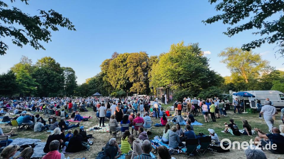 &quot;Austria 7&quot; mischen Weidener Sommerserenade auf. Bild: Christina Geiger