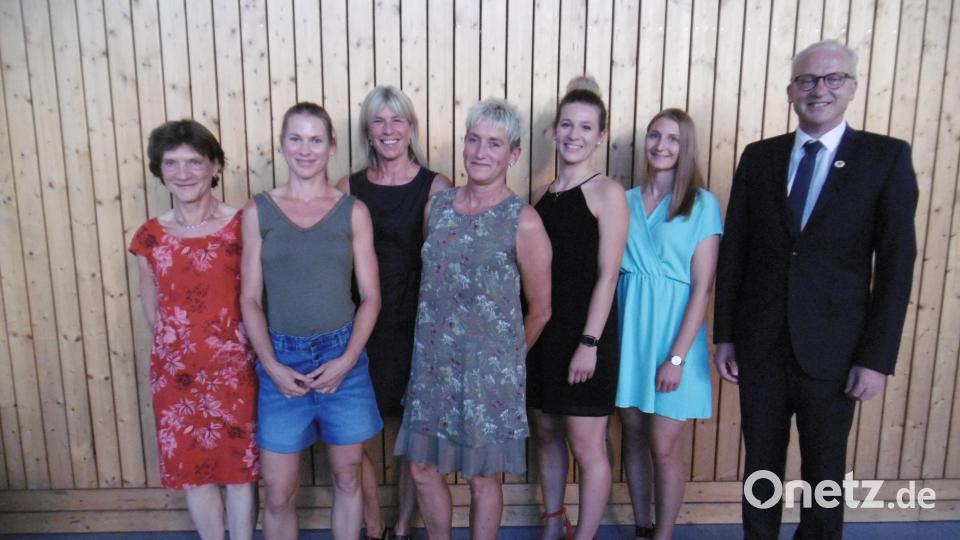 Sie gehören zu den &quot;schnellsten Hahnbacherinnen&quot;, das zeigten die Läuferinnen beim Landkreislauf. Bild: mma