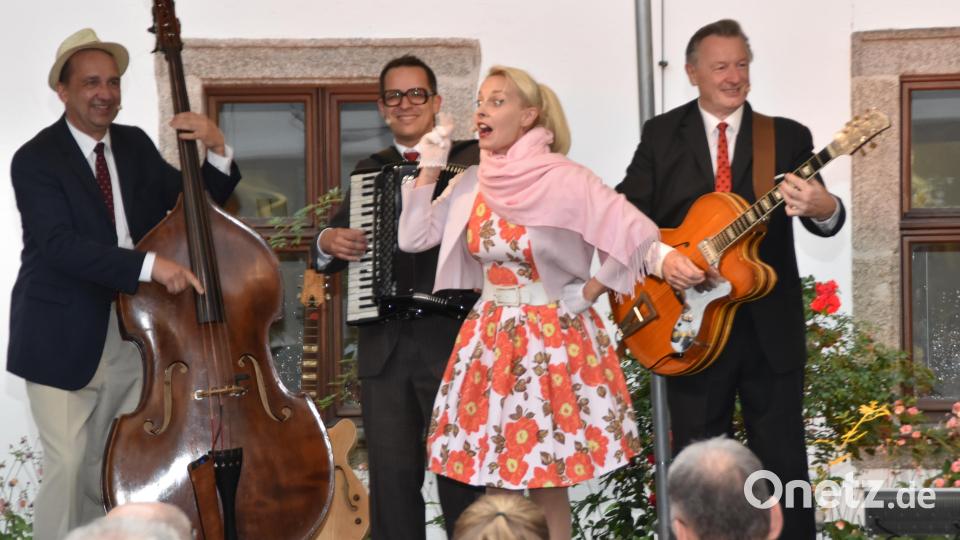 Conny und die Sonntagsfahrer Peter, Alexander und Freddy (von rechts) Bild: hcz