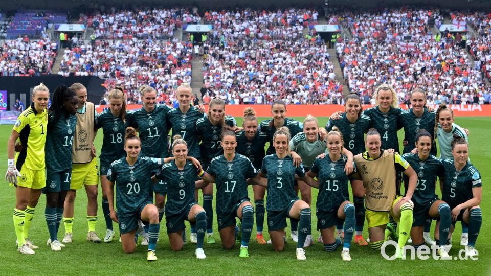Die deutsche Mannschaft vor dem Anpfiff. Bild: Sebastian Christoph Gollnow