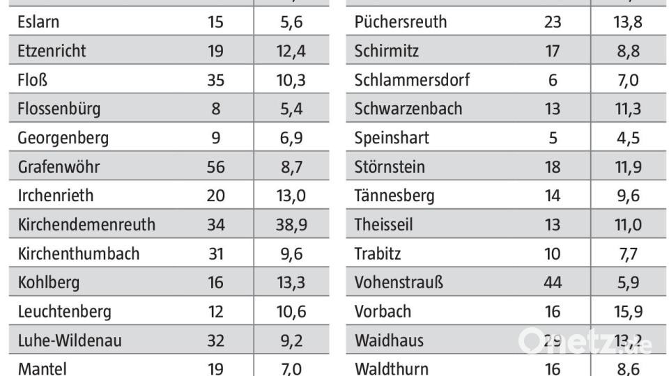 Coronafälle im Landkreis Neustadt/WN vom 26. Juli bis 1. August 2022 Bild: Gesundheitsamt Neustadt-Weiden; Grafik: Oberpfalz-Medien